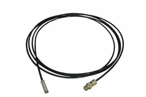 412-1703055-02 Трубка ПВХ ф4 L=2890 Г=М8+К10/кругл.штеккер/Ш=М10+К14 (Черная) КАМАЗ рукоятки переключения КПП ГК Ростар